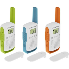 Motorola Walkie Talkie 42 Triple Pack PMR446 Alcance 4 km 16 Canales Color Azul Precio: 48.89000039. SKU: S6502677