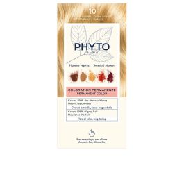 Phyto Tintura Permanente Sin Amoniaco 10 Rubio Extra Claro 4 u