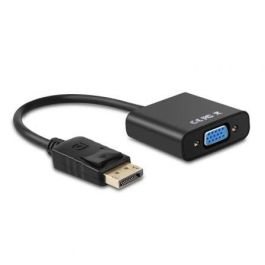 Aisens Conversor Displayport a SVGA DP-M a SVGA-H Negro 15 cm - Resolución 1920x1200@60Hz Plug and Play