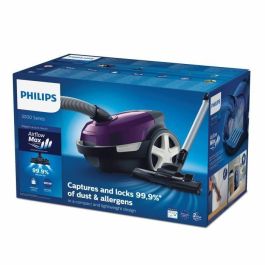 Aspiradora con bolsa - PHILIPS - XD3100/06 - 900 W - 79 dB - Púrpura Aspiradora con bolsa - PHILIPS - XD3100/06 - 900 W - 79 dB - Púrpura