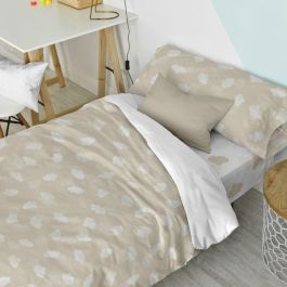 Juego de funda nórdica HappyFriday Basic Kids Beige Cama de 105 2 Piezas Juego de funda nórdica HappyFriday Basic Kids Beige Cama de 105 2 Piezas