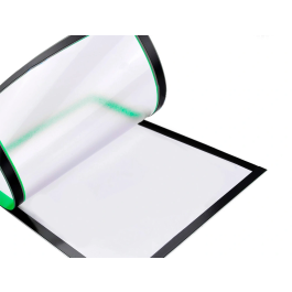 Liderpapel Marco Porta Anuncios Magnético DIN A4 Adhesivo Removible Verde