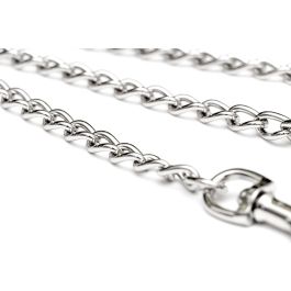 Gloria Acople Cadena para 3 Perros - 2 mm x 25 cm en Acero Cromado