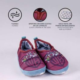 Cerdá 100 Zapatillas de Casa Francesita Infantiles Warner Bros. Pantuflas para Niños/Niñas Rojo Oscuro Talla 28-29