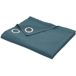 Today TOD1694780772971 Cortina con Ojales 140x240cm 100% Algodón Pavo real