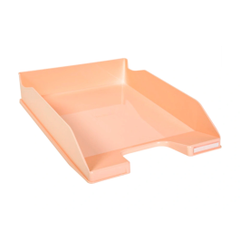 Exacompta Aquarel Combo Midi Bandeja de correo Coral pastel para documentos A4+ 347x255x65 mm 25 años garantía