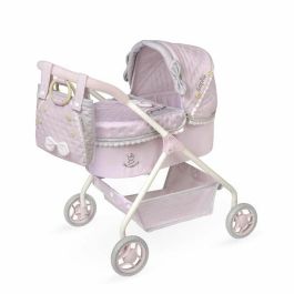 Decuevas Coche de Muñeca Sophie para Muñecas hasta 42 cm, Metal, Plástico, Poliéster. Medidas 35x50x56 cm. Edad +3 años.