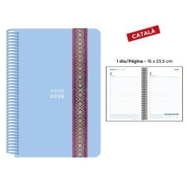 Agenda Anual (2026) Senfort Catalan Pastel Espiral Tapa Pp Con Goma Decorada 160X235 D/P Blau Precio: 17.5000001. SKU: B12AVE5P6C