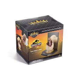 The Noble Collection Figura Colección Toyllectible Treasures Huevo Raptor Jurassic Park en Eclosión con Escena de Película