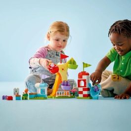 LEGO 10453 DUPLO Peppa Pig Parque de Atracciones - Juego de Construcción para Niños de 2+ Años