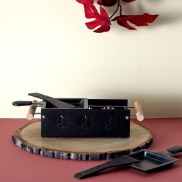 Home Deco Factory Individual de Madera Natural Rústico Diámetro 30 cm