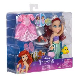 JAKKS PACIFIC Muñeca Disney La Sirenita Ariel Mar y Tierra 15cm con Accesorios