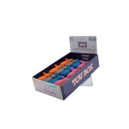 Nayeco Piggy Juguete para mascotas de látex, suave y blandito, con sonido, colores surtidos, 4 x 11 x 6 cm