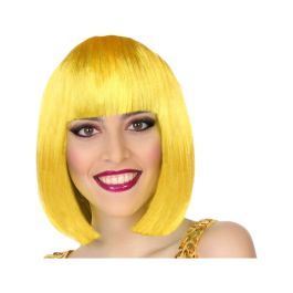 Peluca Corta Amarilla con Flequillo – Estilo Bob, Moderna y Divertida para Disfraces y Fiestas Temáticas Precio: 4.58999948. SKU: B1JFTFJTHT