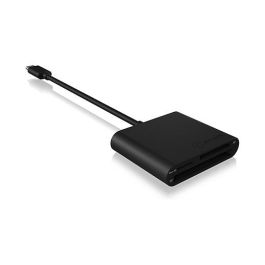 ICY BOX IB-CR301-C3 Lector de Tarjetas Externo USB 3.2 Gen 1 Type-C para CF, SD, MicroSD | Aluminio | Plug & Play