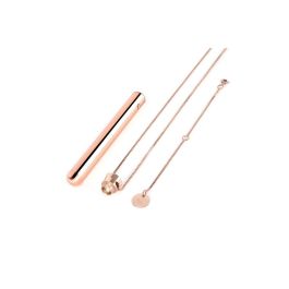 Bala Vibradora Le Wand Necklace Colgante Rosa Dorado Bala Vibradora Le Wand Necklace Colgante Rosa Dorado
