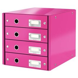Modulo 4 Cajones Leitz Click&Store Plegable Fucsia Precio: 60.99000039. SKU: B1E6R84BPS