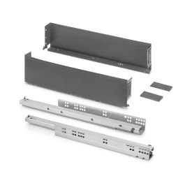 Emuca Cajón exterior Simplex 25kg de altura 122mm, profundidad 490mm, Acero, Gris antracita Precio: 21.49999995. SKU: B1947967Q9