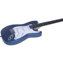 Guitarra Eléctrica Eko Starter St100 Formato 3/4 Tipo Strat - Azul Metálico