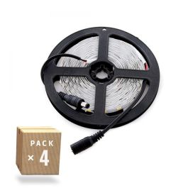 Pack 4 Tiras LED 72W 4200Lm 6000ºK 300 X SMD5050 12VDC x5M 40.000H [PL219009W-PK4-AP] Precio: 33.4999995. SKU: 15096777245059