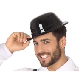Bombín Elegante de PVC Negro para Disfraces y Fiestas Precio: 0.69000008. SKU: S1130255