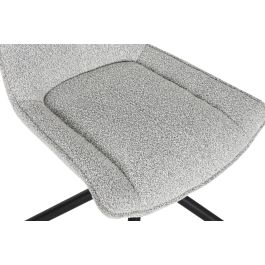 DKD Home Decor Silla Moderno 49.5 x 91 x 54.5 cm (2 Unidades) Poliester Metal