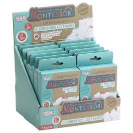 Jeux 2 momes Juego de Formas Montessori para Aprender Formas y Dibujar con Rotulador Borrable