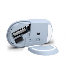 HP Ratón Inalámbrico Silencioso 400 Quiet Blue RF Wireless + Bluetooth 6000 DPI Color Azul Ambidextro