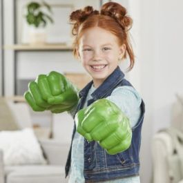 Hasbro F9332 Puños Gamma de Hulk Avengers Juguete de Rol para Niños con Bandas de Agarre Internas para Movimientos Poderosos y Seguros, Edad +5 años.