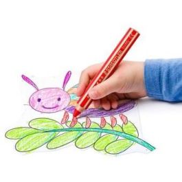 STAEDTLER 140 Lápices de Colores Noris junior Suaves, Multicolor, Madera, Set de 6 Piezas, Sacapuntas Incluido, para Niños +2 Años