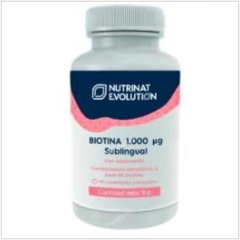 NUTRINAT EVOLUTION Biotina 1000 µg Sublingual Sabor Frutos Rojos 30 Comprimidos Precio: 8.8899998. SKU: B14C2WK2F6