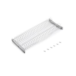 Emuca Escurreplatos para módulos altos Suprastar, módulo 700mm, Acero, Cromado