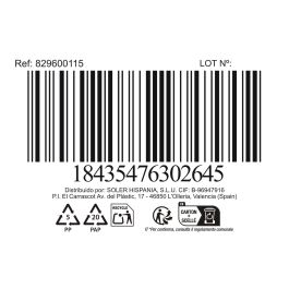 La Mediterranea Set de 2 Tazas de Café con Leche Lima Diamond 21 cl (36 Cajas)