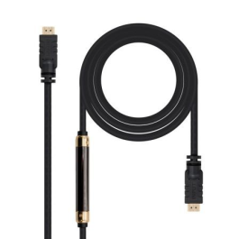 Nanocable 10.15.1830 Cable HDMI Macho a Macho Alta Velocidad 30m Negro, Repetidor, 4K, 3D, Dolby True-HD, DTS-HD Nanocable 10.15.1830 Cable HDMI Macho a Macho Alta Velocidad 30m Negro, Repetidor, 4K, 3D, Dolby True-HD, DTS-HD