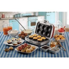 Ariete 1972/00 Sandwichera 3 en 1 Donuts y Cupcakes Party Time Roja