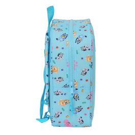 Safta Mochila Guardería Bluey, Adaptable a Carro, Ideal para Niños y Niñas de 3 Años en Adelante - 22x27x10 cm de Tamaño