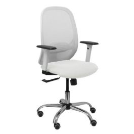 Silla Piqueras Y Crespo Cilanco Blanca Uso Intensivo Brazos Regulables Mecanismo Sincro Con Regulador De Tension Refuerzo Lumbar Regulable Base Cromada Ruedas Parquet Respaldo De Malla Blanca Y Asiento Tapizado Bali Blanco Precio: 305.69000044. SKU: S5703950