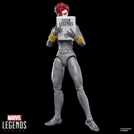 Hasbro Marvel Legends Series Figura Black Widow 15cm Escala 1:12 Figura de Acción Coleccionable Inspirada en Cómic Uncanny X-Men #268 (1990) con Accesorios