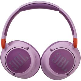 JBL Harman JR 460 NC Auriculares Over-Ear Inalámbricos con Cancelación de Ruido para Niños en Rosa