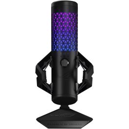 ASUS ROG Carnyx BLK Micrófono de Mesa USB Tipo C Negro con Soporte, Control Giratorio y Reducción de Ruido - 90YH03Z0-BAUA00