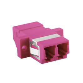 LOGON PROFESSIONAL FIBER COUPLER DUPLEX LC/LC - VIOLETT/OM4 - 12PCS/PACK + SCREWS LOGON PROFESSIONAL FIBER COUPLER DUPLEX LC/LC - VIOLETT/OM4 - 12PCS/PACK + SCREWS