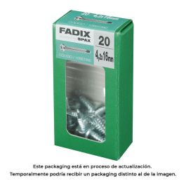 Fadix 10922390 Tornillo rosca chapa autotaladrante cabeza redonda acero 4,2x16mm caja 20 unid.