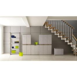 Plastiken Arcón 190L con ruedas Beige - Resina para exterior/interior - Caja de almacenamiento funcional