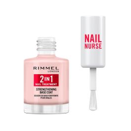 Rimmel London NAIL NURSE 2 IN 1 Tratamiento de Uñas y Base Coat 12 ml