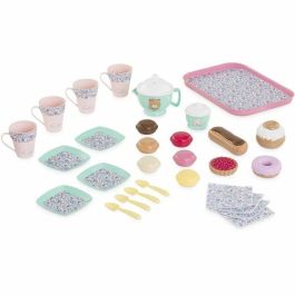Corolle My Tea and Snack Dinette Accesorios para Bebé con 30 Piezas para Mayores de 18 Meses