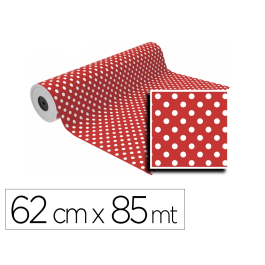 Papel De Regalo Bobina Basika 62 Cm X 80 M (4 Kg Aprox.) Lunares (Ln1501-Ai 62 Cm) Precio: 21.49999995. SKU: B136VTZWB9