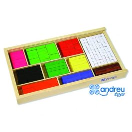 Andreutoys Juego de Barras de Fracciones 308 Piezas 32,5x17,5x4 cm Precio: 31.50000018. SKU: B13MA56QZR