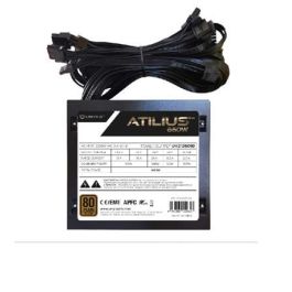 Unykach Atilius 2.0 Fuente de Alimentación Gaming 650W ATX 80+ Bronze Negro Unykach Atilius 2.0 Fuente de Alimentación Gaming 650W ATX 80+ Bronze Negro