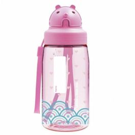 Botella de Agua Laken OBY Jumping Rosa (0,45 L)