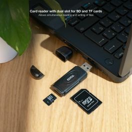 Lector de Tarjetas TooQ TQR-3002B Negro